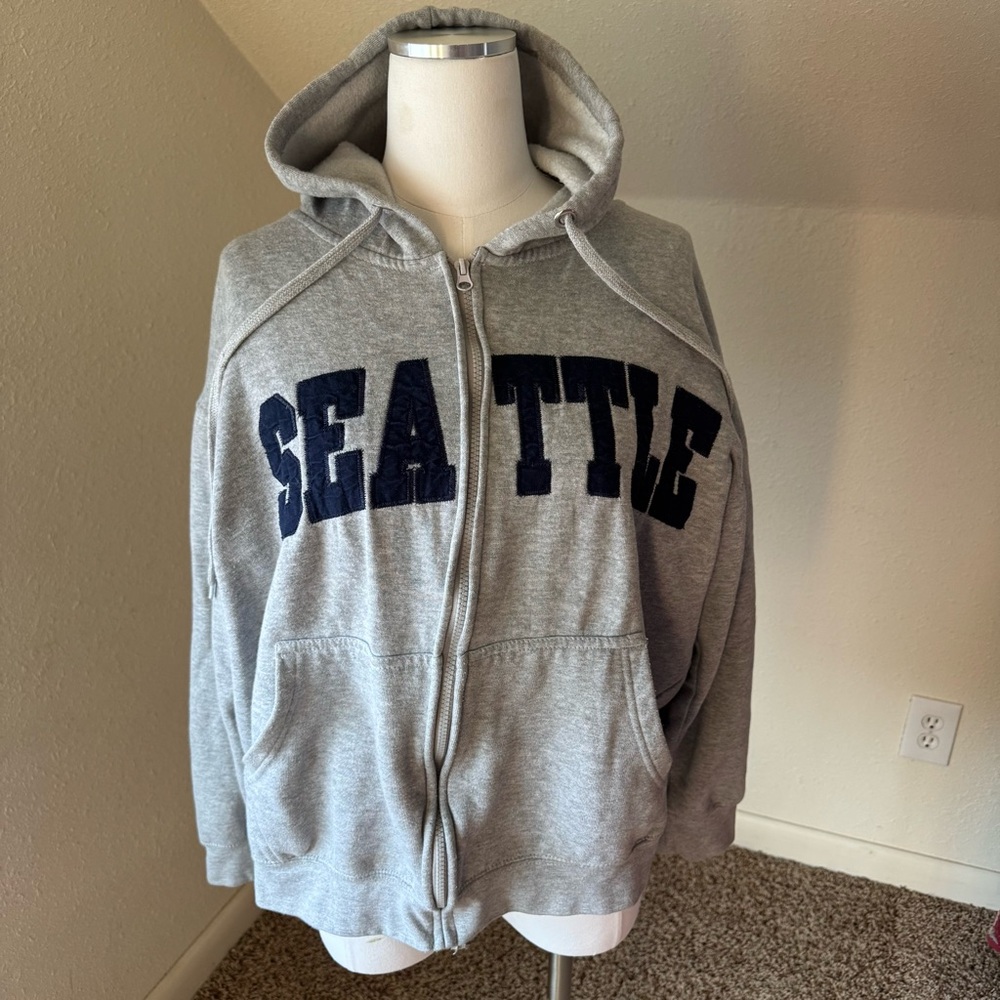 Gray Seattle Hoodie